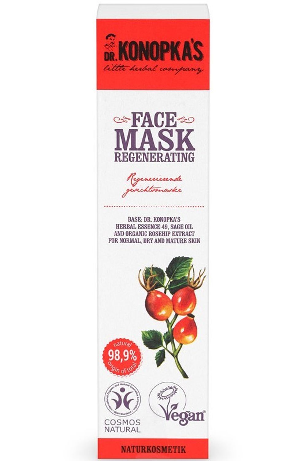 Маска для лица Регенерирующая, 75 мл (Dr.Konopka's)