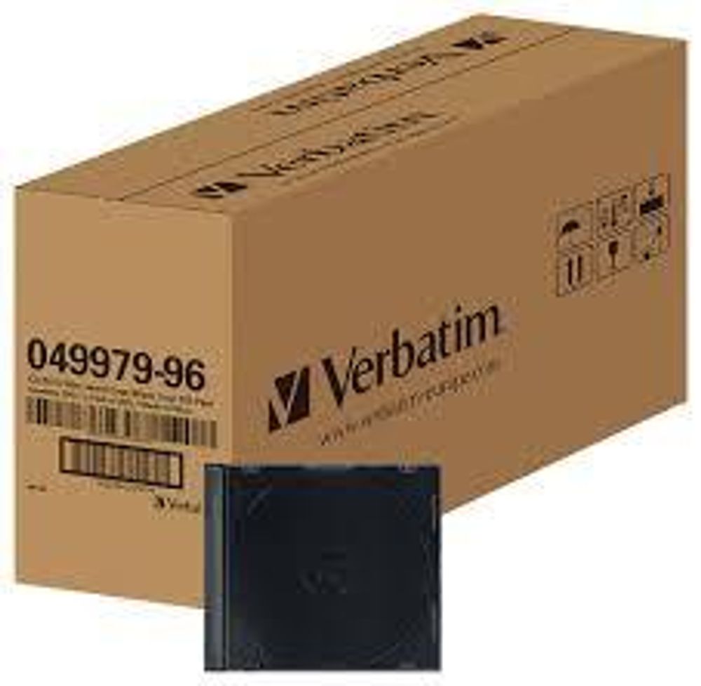 Кейсы Verbatim CD / DVD Slim, Slim Cases для оптических дисков (200 шт)