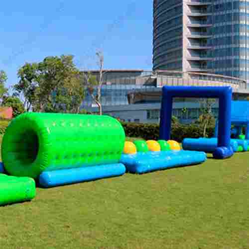 Надувной аквапарк на воде «Лето» 10×2,5×3 м