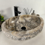Раковина из оникса Erozy Grey EO-64597 53*42*16 0183