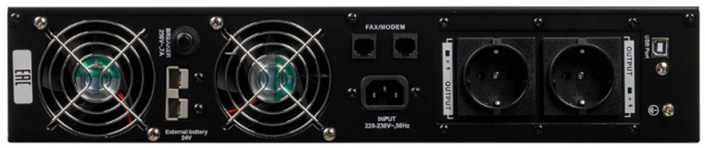 Источник бесперебойного питания   RAPAN-UPS 2000-RACK-IN-4X9