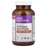 New Chapter, Every Man's One Daily Multi, мультивитаминная добавка из цельных продуктов для мужчин, 96 вегетарианских таблеток