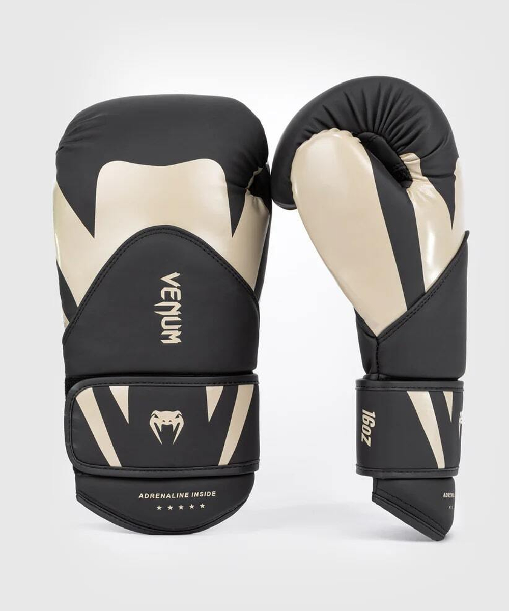 Перчатки боксерские Venum Challenger 4.0 Black/Beige