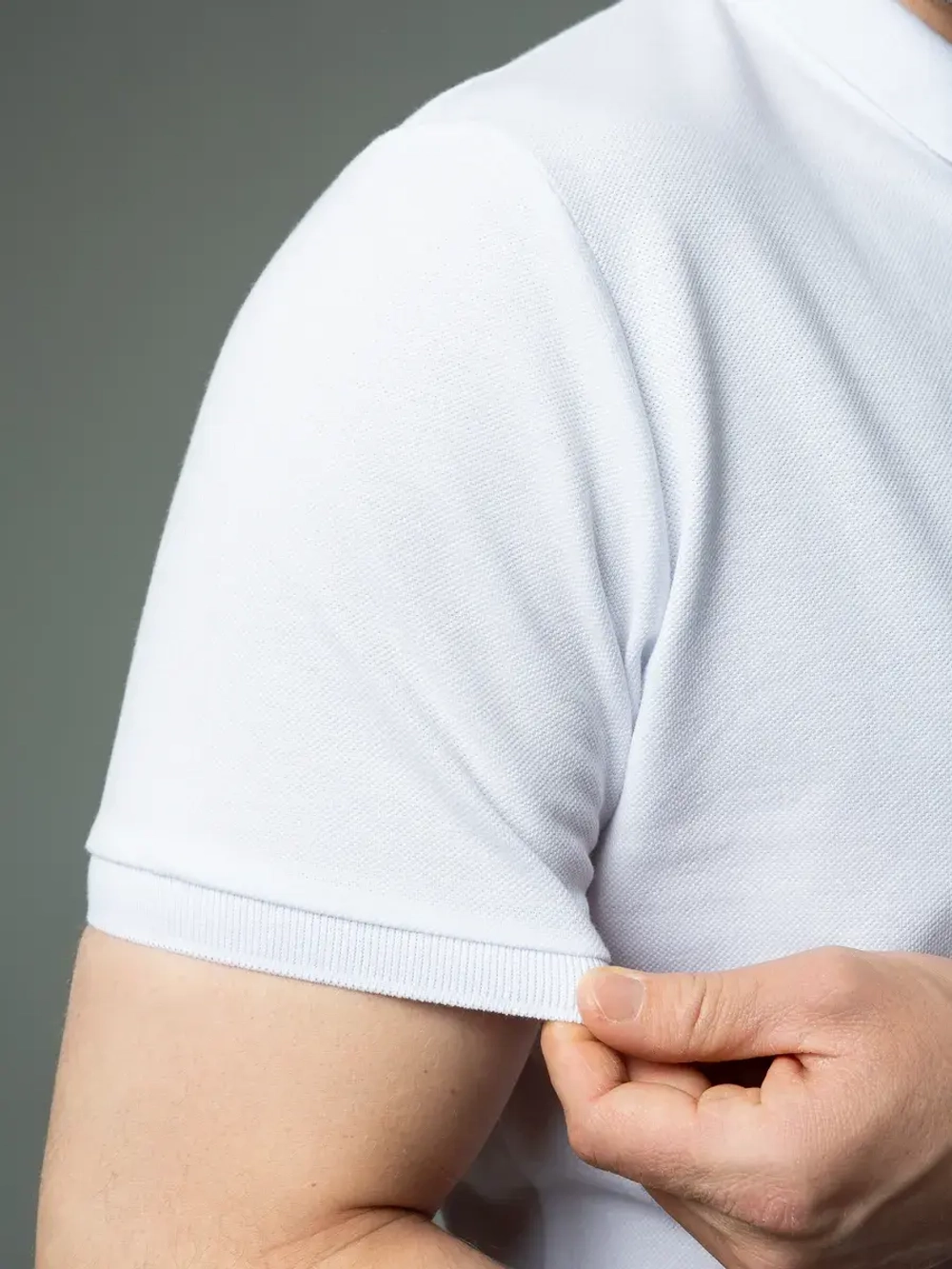 Футболка поло с коротким рукавом хлопок