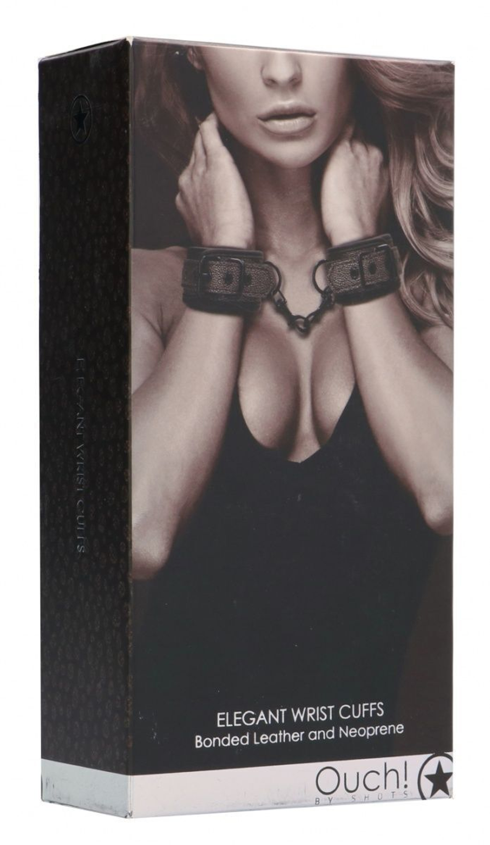 Серые наручники Elegant Hand Cuffs на карабинах (Цвет: серый)