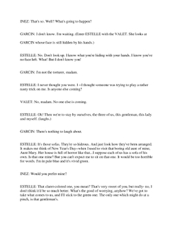 No Exit | Jean Paul Sartre