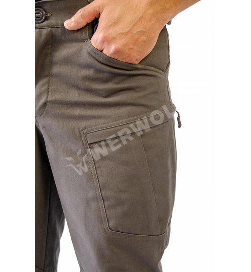 Брюки тактические утепленные "Expert" Канвас цвет серый (WOLF)433-003