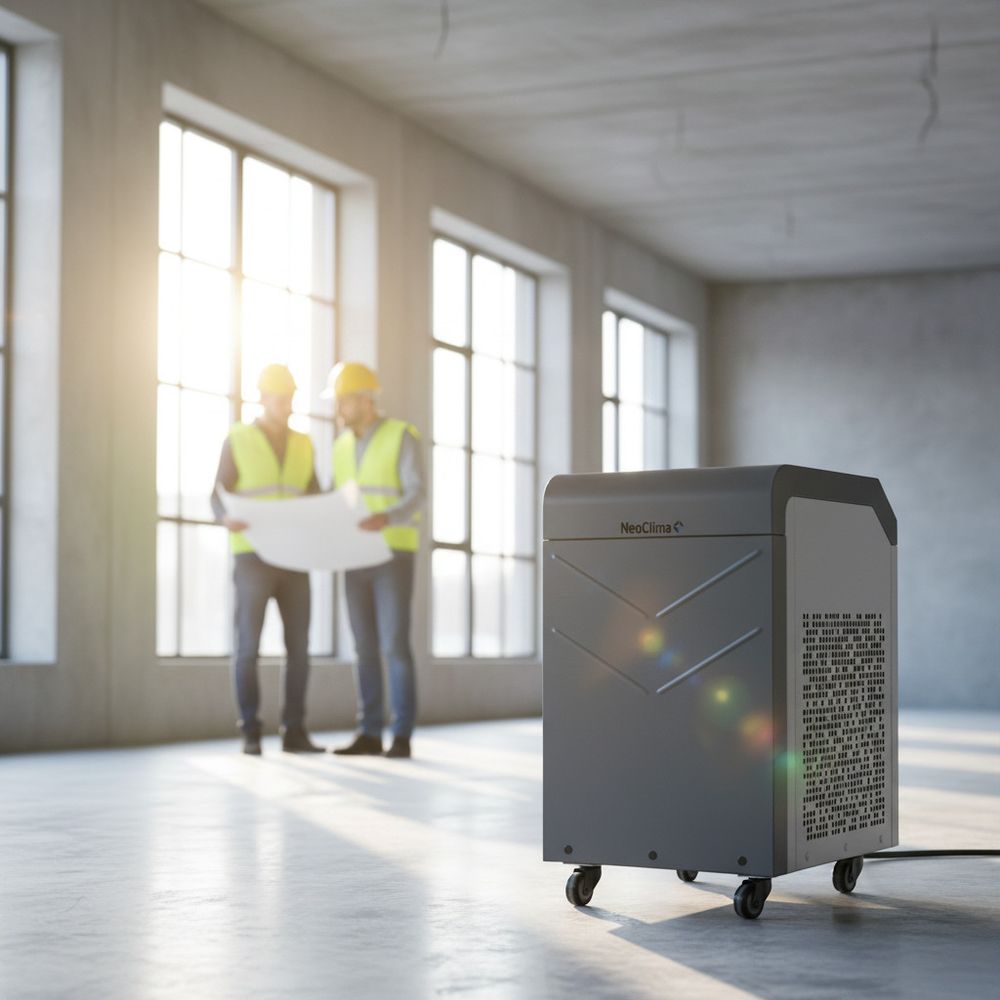 Осушитель воздуха Neoclima FDM04V профессиональный - [до 108 л. за сутки / для S≈300 м²]