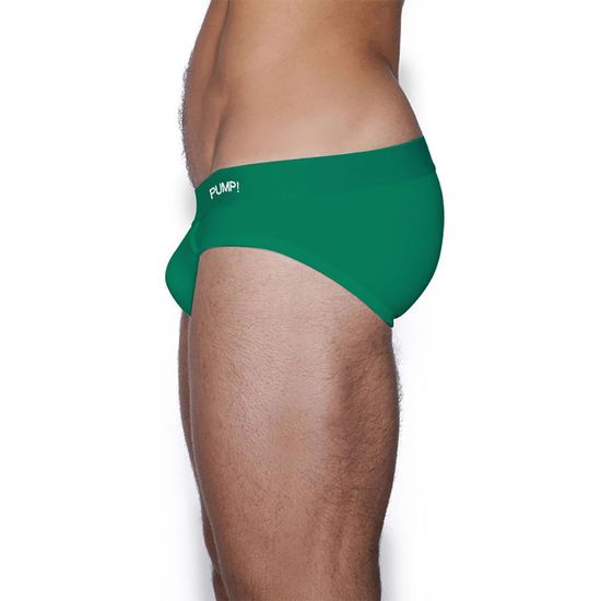 Мужские трусы брифы зеленые PUMP! PU004