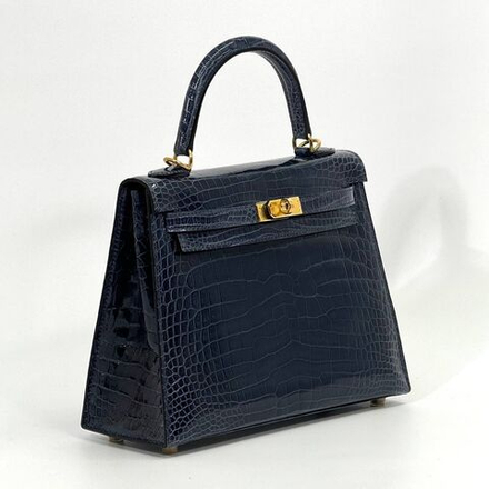 Сумка Hermes из кожи крокодила 25 см