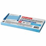 Разделители листов, картонные, 240*105мм, 180гр/м, 100шт/упак., голубые, Brauberg