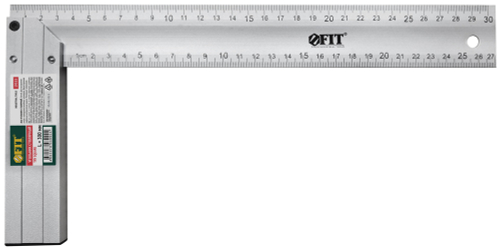 Угольник 500мм столярный алюминиевый литой Профи