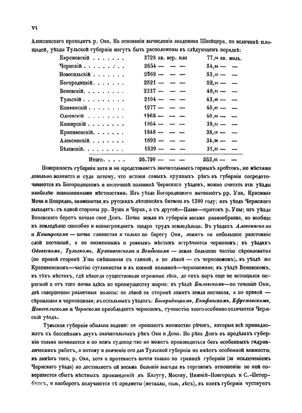 Тульская губерния. Список населенных мест по сведениям 1859 года | В. Левшин; Е. Огородников