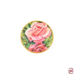 Набор армудов с блюдцами на 6 персон Toygar Rose 150 мл