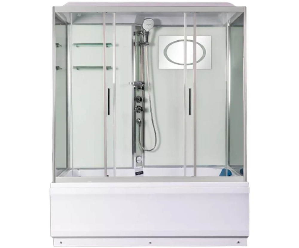 Душевая кабина WeltWasser (ВельтВассер) Emmer 150/85/55-2, с высоким поддоном, 150x85x217