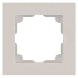 Рамка для розеток и выключателей Intro Accent 6-501-06 на 1 пост, СУ, перламутр | Intro
