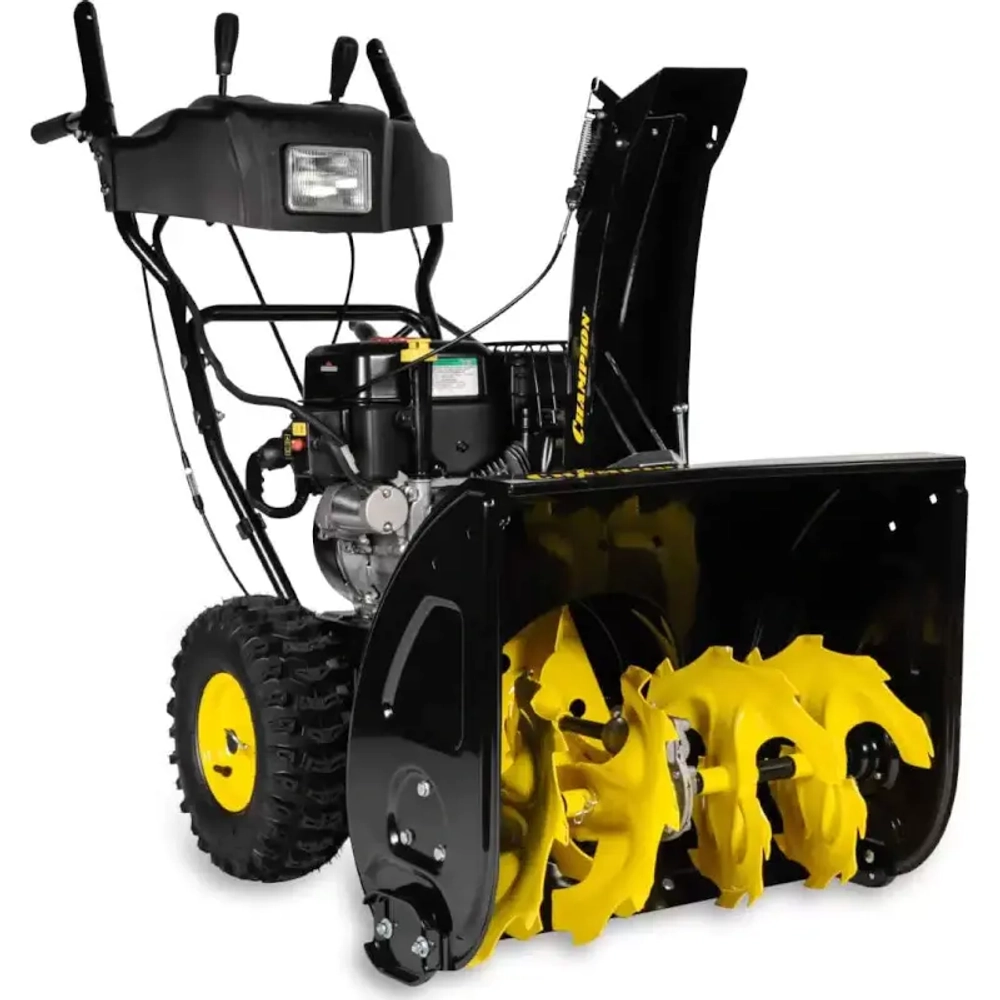CHAMPION ST761BS бензиновый снегоуборщик 6.5 л.с. ковш 61 см, выброс 15 м, 6 вперед/2 назад