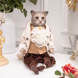 Кукла коллекционная Кот Клаус