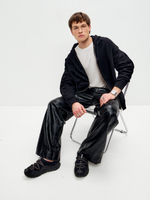 Брюки из экокожи UNI