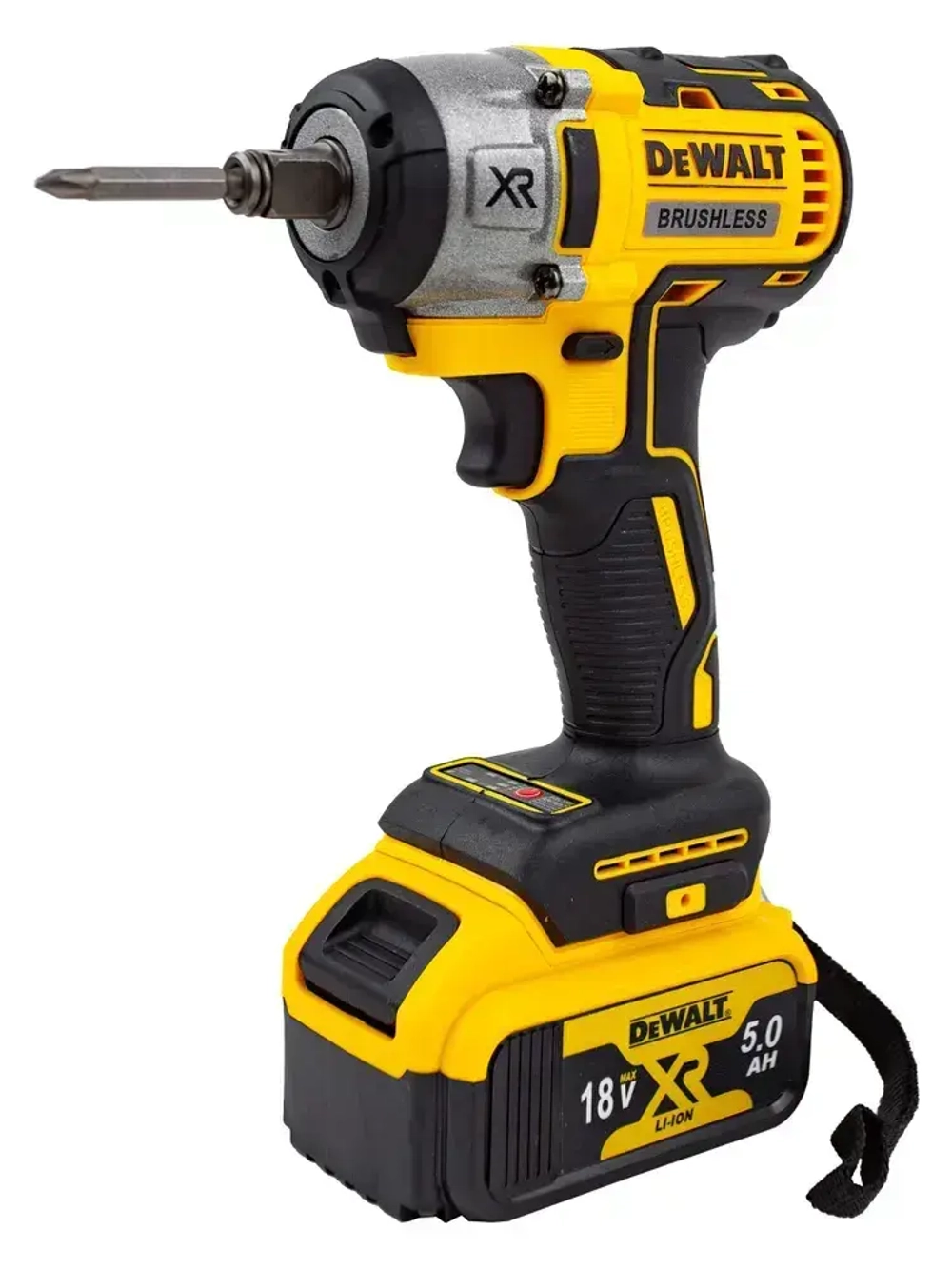 DeWalt Гайковёрт Аккумуляторный Ударный 18v + Болгарка УШМ 125мм бесщеточная Набор 2в1 Девольт