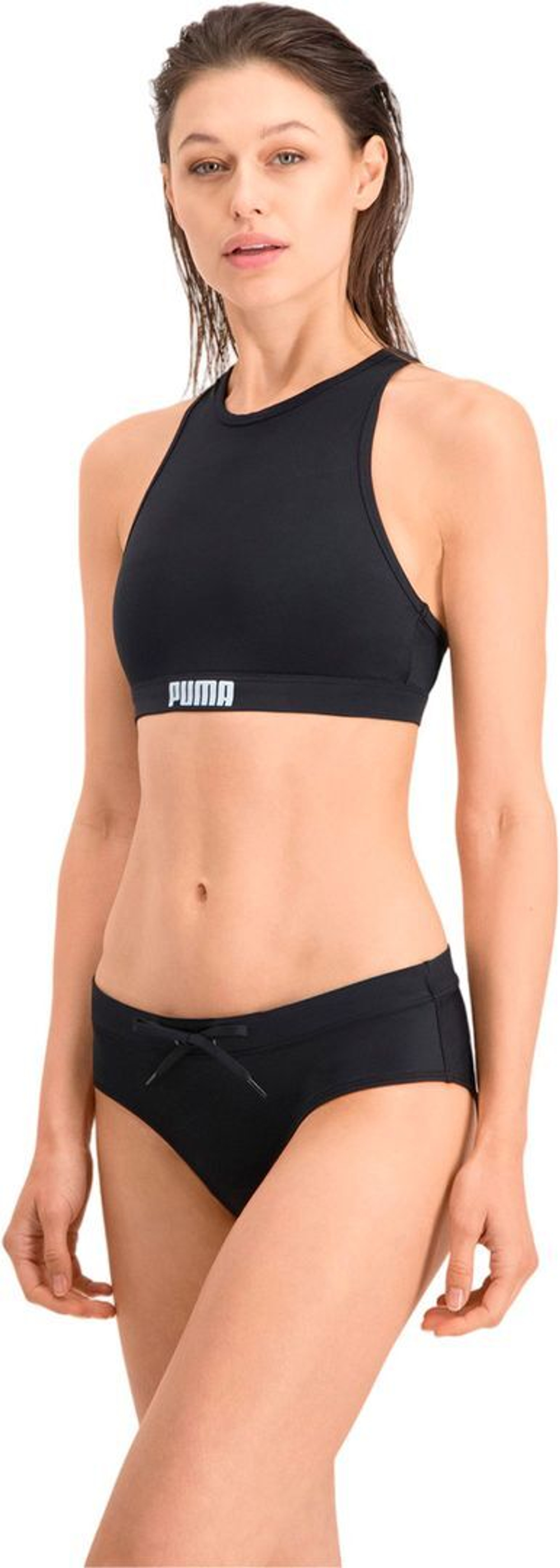 Купальник (верх) PUMA SWIM WOMEN RACERBACK SWIM TOP 1P black