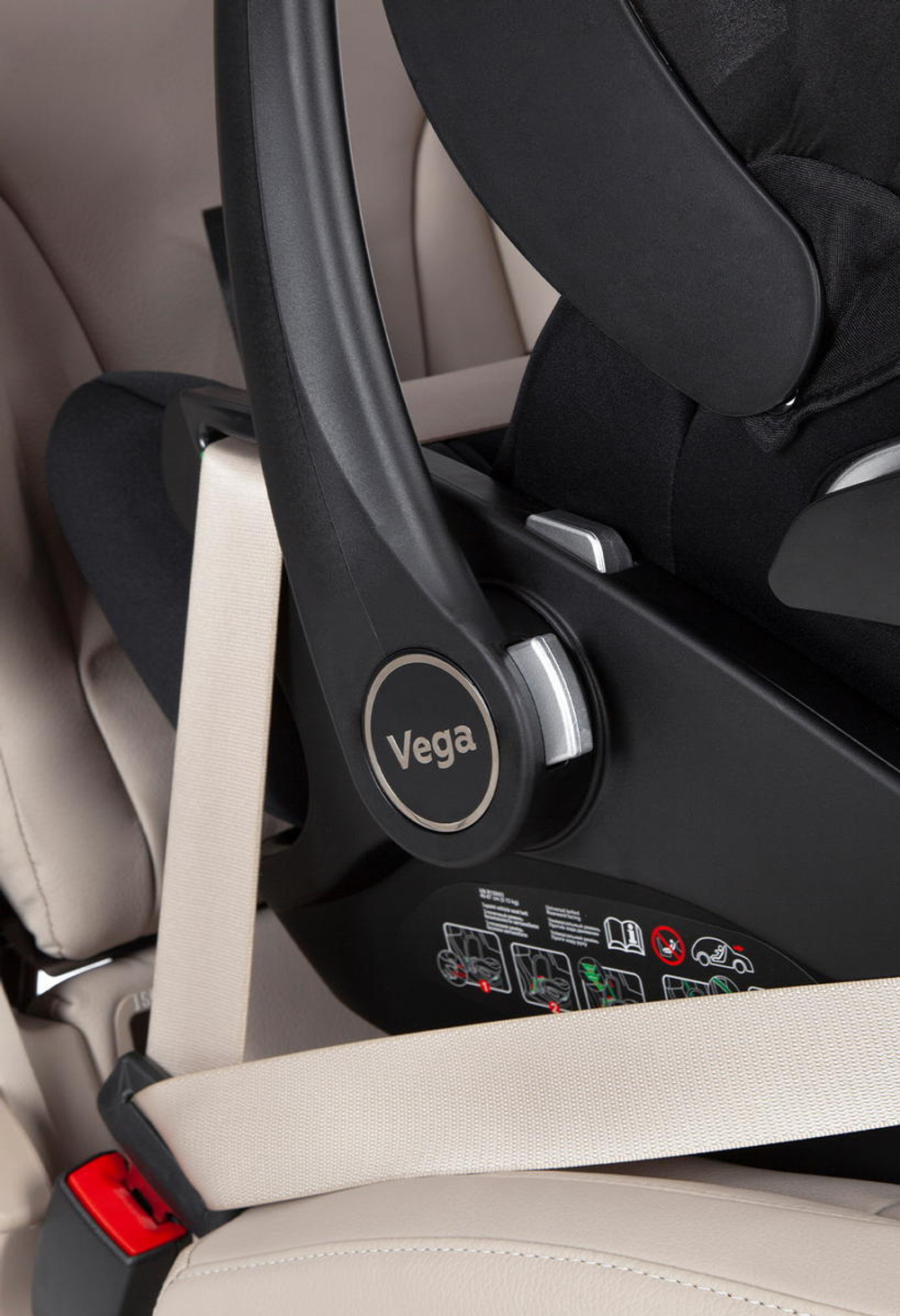 Коляска Carrello Vector CRL-6550 Vega Absolute Black 3 в 1 Coral Beige