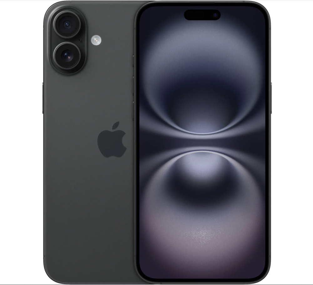 Apple Смартфон iPhone 16 Plus 8/128 ГБ, черный