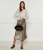 Сатиновая Spódnica Max Mara Leisure - бежевый(261060186)