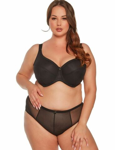 Бюстгальтер Sonia с чашками +size на тонком поролоне (Размер: 80K) (Цвет: черный)