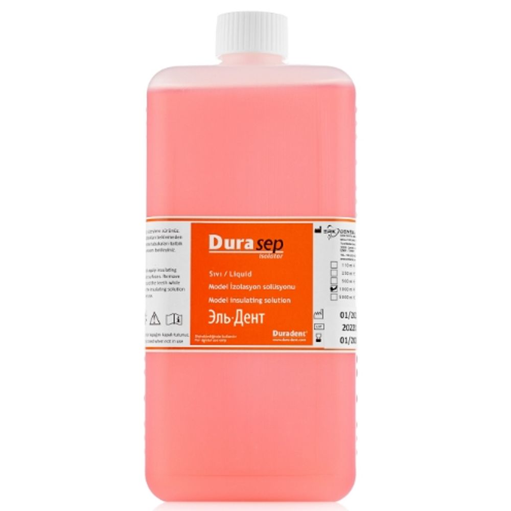 Лак Durasep изолирующий для гипса (1л). Duradent