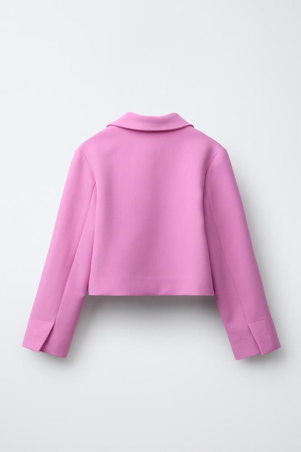 ZARA УКОРОЧЕННЫЙ БЛЕЙЗЕР, РОЗОВЫЙ