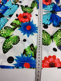 Платье летнее с принтом 42 размер