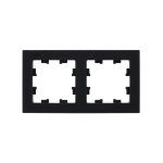 ATLASDESIGN 2-постовая РАМКА, универсальная, КАРБОН