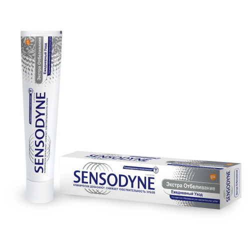 Зубная паста Sensodyne «Экстра отбеливание» 75 мл