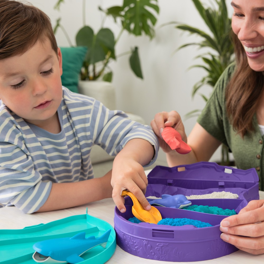 Kinetic Sand - Музыкальная раковина с кинетическим песком 680 г Набор Deep Sea 20146589