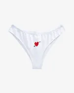 Хлопковые трусики «Heart» Белые