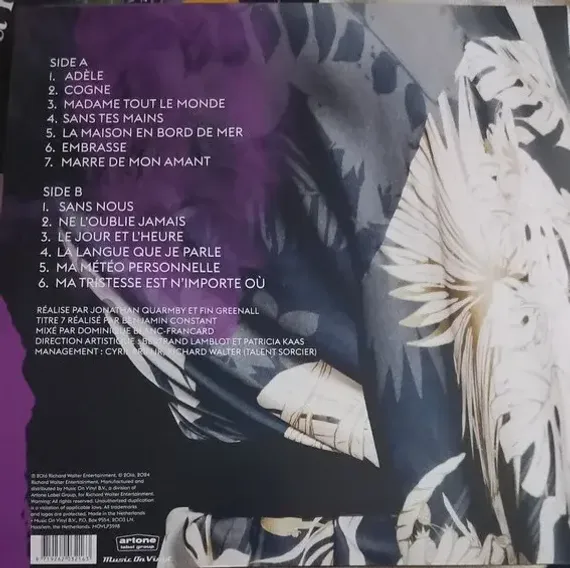 Patricia Kaas – Patricia Kaas (Translucent Purple) LP