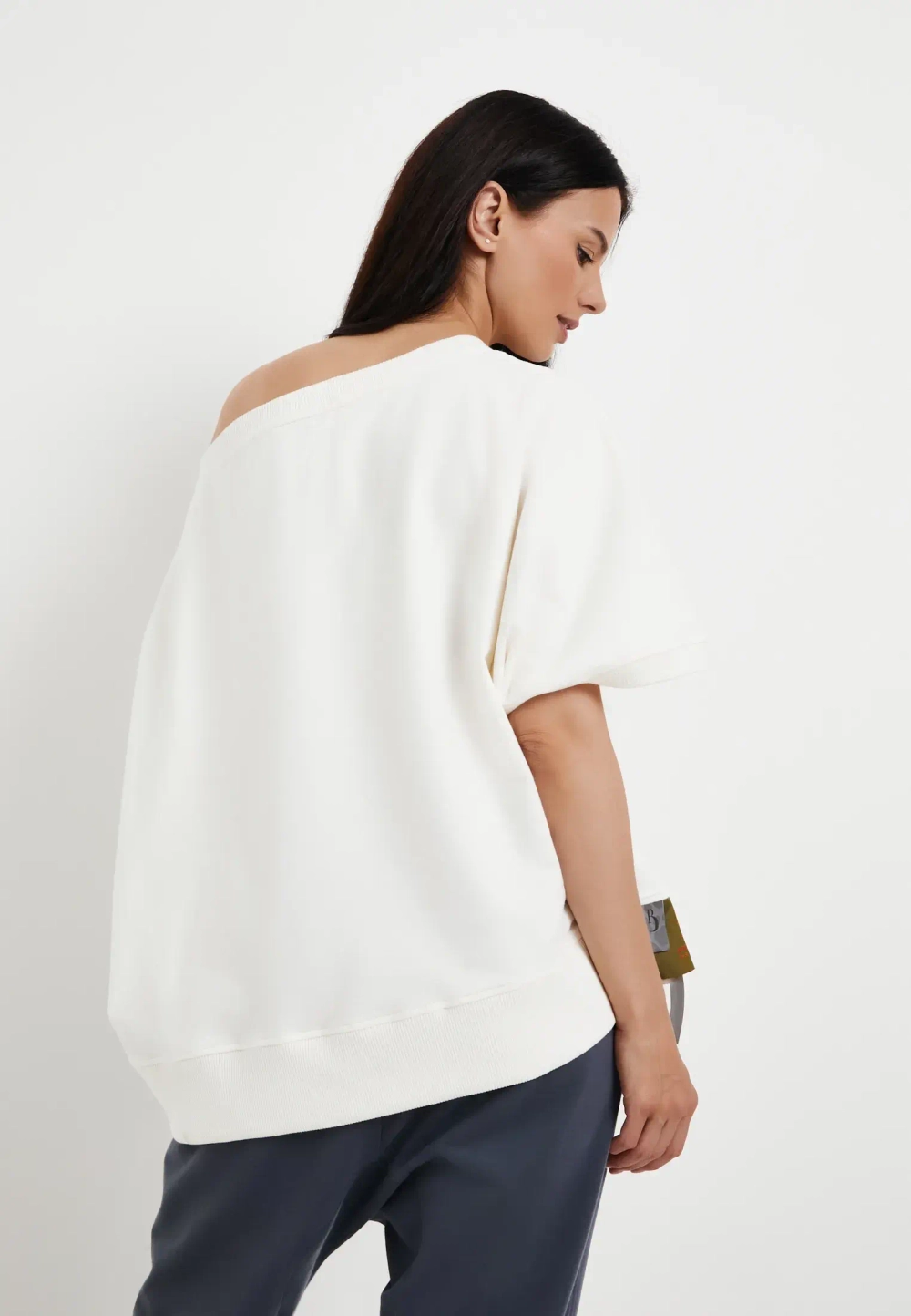 Футболка Летучая мышь принт белый