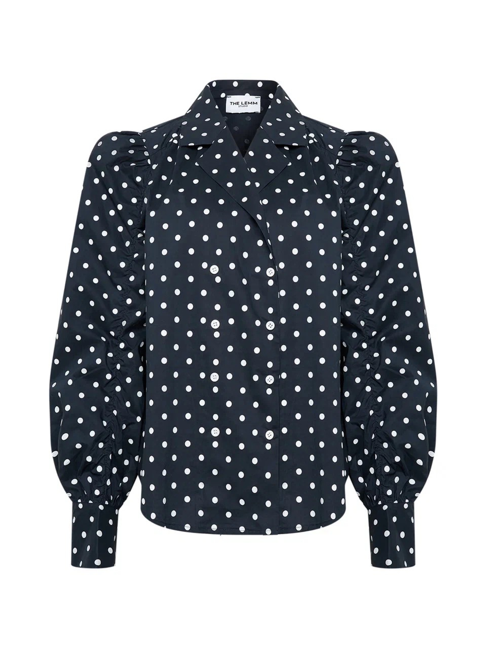 Двубортная блуза Prime, Синяя