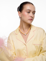 Kолье "Autumn Heart Yellow" Gold