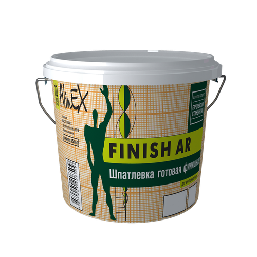 ШПАТЛЕВКА ФИНИШНАЯ ALINEX FINISH AR ГОТОВАЯ 7,5КГ
