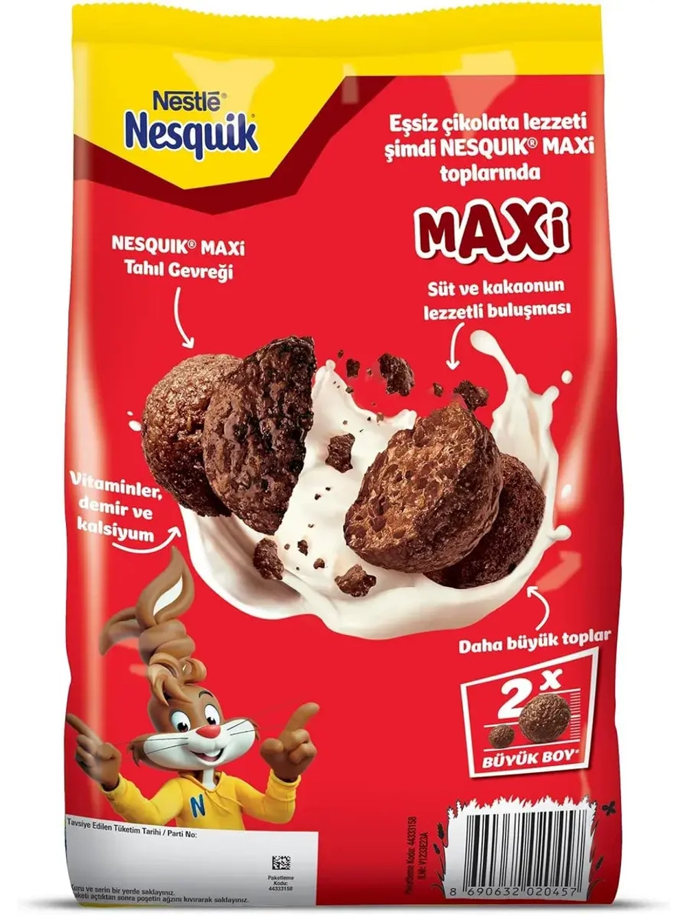 Готовый завтрак Несквик Шоколадные шарики Maxi 400гр.