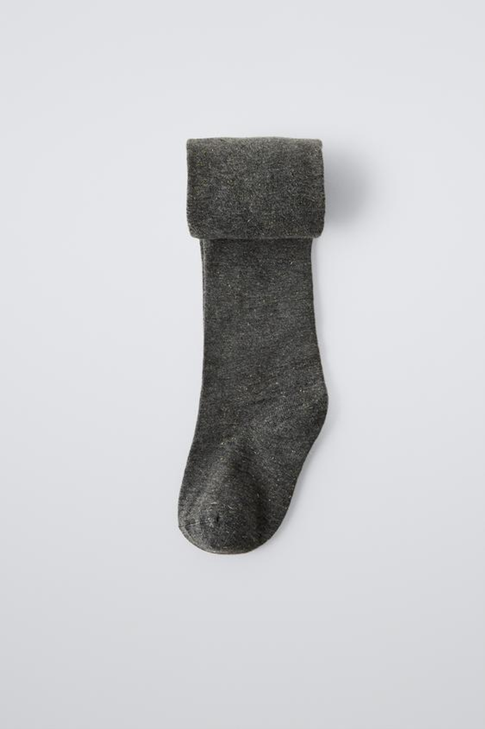 ZARA КОЛГОТКИ С БЛЕСКОМ, СЕРЫЙ
