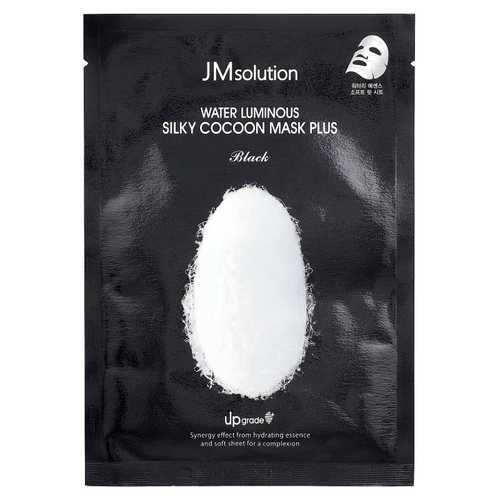 JM Solution, Water Luminous Silky Cocoon Beauty Mask Plus, черная, 1 шт., 35 мл (1,18 унции)