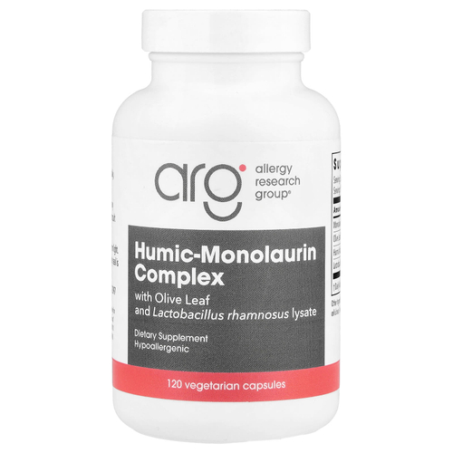 Allergy Research Group, Гуминовый монолаурин, 120 вегетарианских капсул