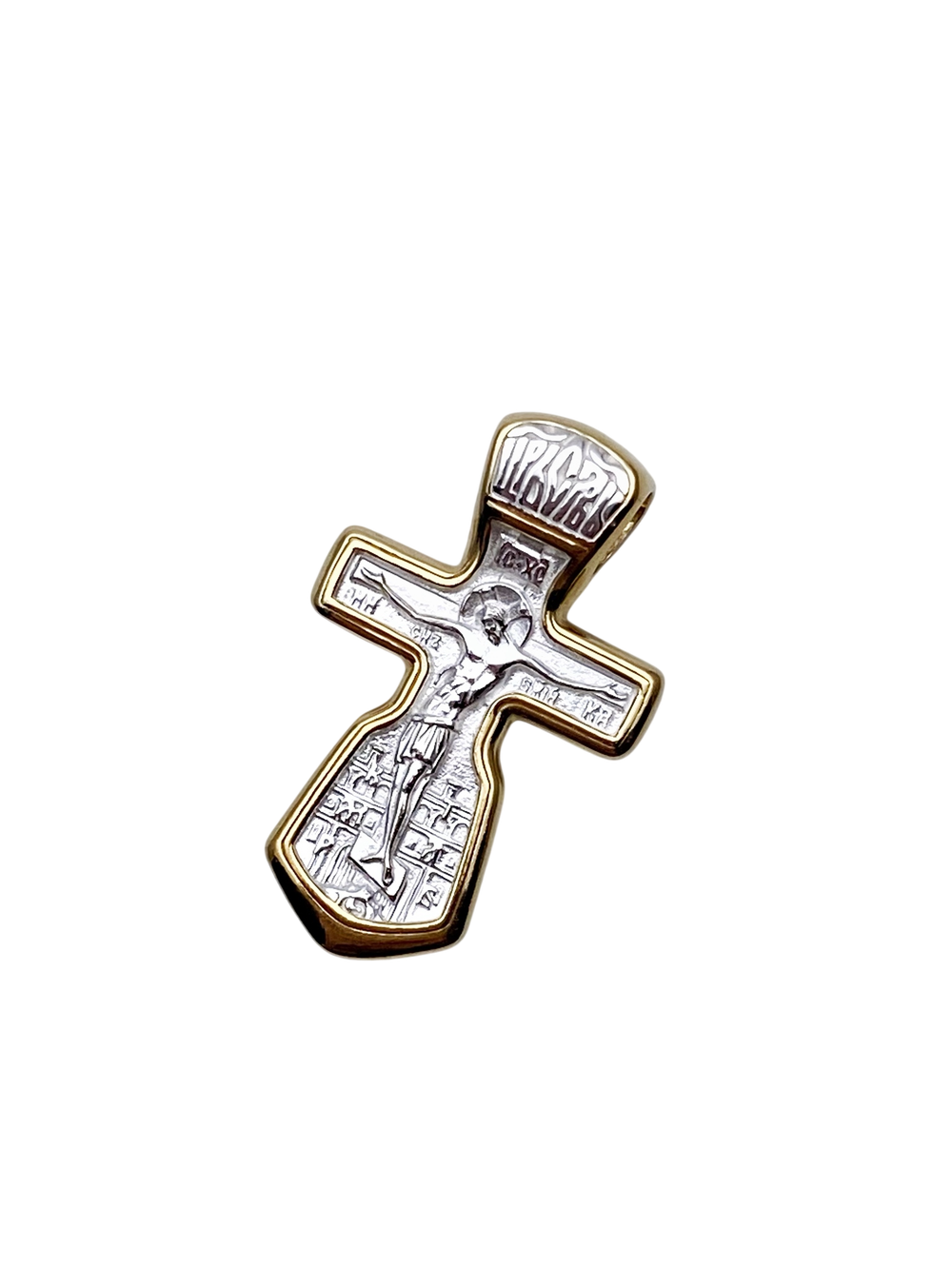 Крест из серебра/Позолота
