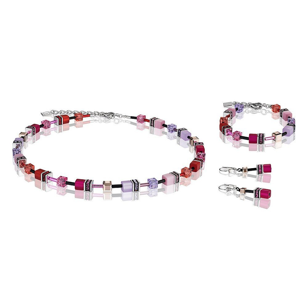 Колье Coeur de Lion 2838/10-0325 цвет розовый, фиолетовый