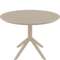 Пластиковый стол Sky Ø105 см, бежевый | Siesta Contract | Турция