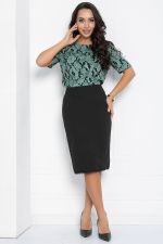 Юбка Рианна (черная) Ю12355-25 LT Collection