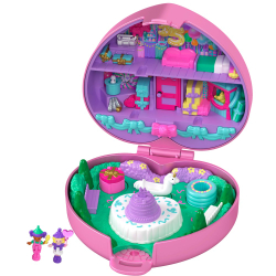 Polly Pocket - Памятный штампик Компактный набор + 2 куколки + аксессуары HWP20